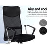 PU Leather Mesh High Back Office Chair - Black Deals499