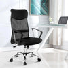 PU Leather Mesh High Back Office Chair - Black Deals499