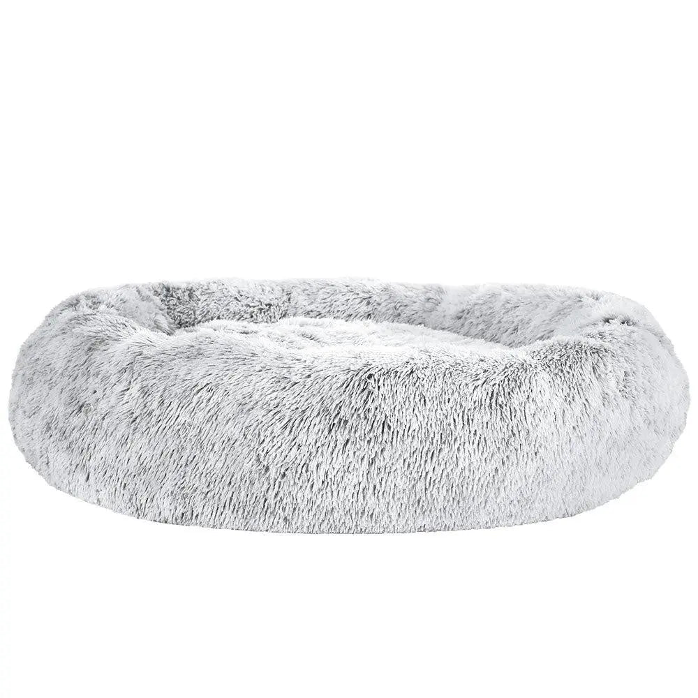 Pet Bed Dog Cat Calming Bed Extra Large 110cm Charcoal Sleeping Comfy Washable Deals499