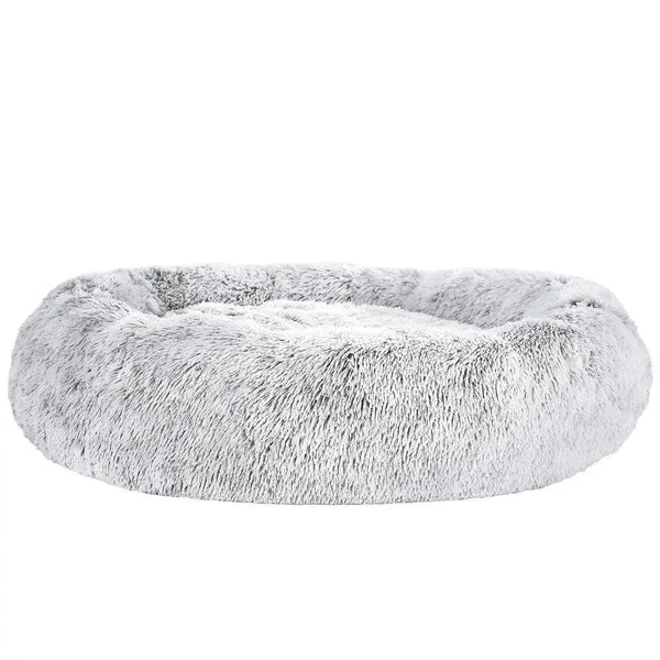 Pet Bed Dog Cat Calming Bed Extra Large 110cm Charcoal Sleeping Comfy Washable Deals499