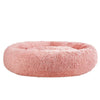 Pet Bed Dog Cat Calming Bed Extra Large 110cm Pink Sleeping Comfy Washable Deals499