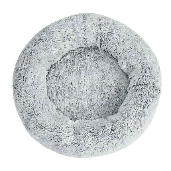 Pet Bed Dog Cat Calming Bed Large 90cm Charcoal Sleeping Comfy Cave Washable Deals499