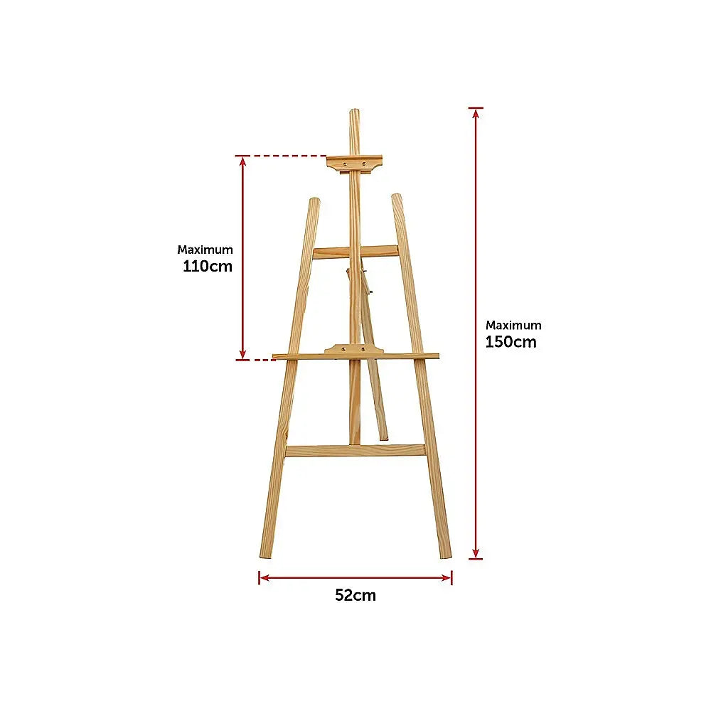 Pine Wood Easel Artist Art Display Painting Shop Tripod Stand Wedding Deals499