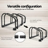 Portable Bike 3 Parking Rack Bicycle Instant Storage Stand - Black Deals499