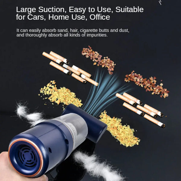 Portable Vacuum Cleaner Car Air Duster Handheld Cordless Home Car Dust Blower from Deals499 at Deals499
