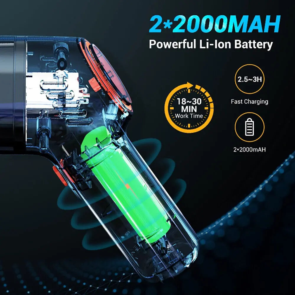 Portable Vacuum Cleaner Car Air Duster Handheld Cordless Home Car Dust Blower from Deals499 at Deals499