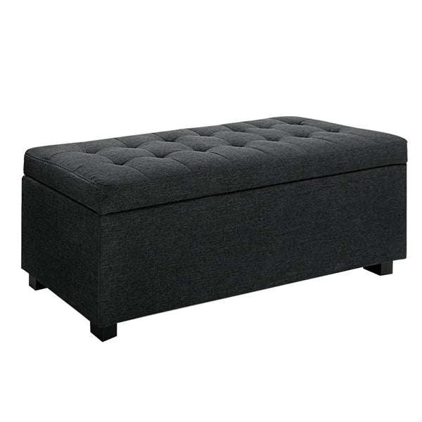 Premium Storage Ottoman - Charcoal Deals499