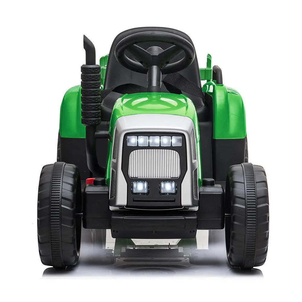 ROVO KIDS Electric Battery Operated Ride On Tractor Toy, Remote Control, Green and Yellow from Deals499 at Deals499