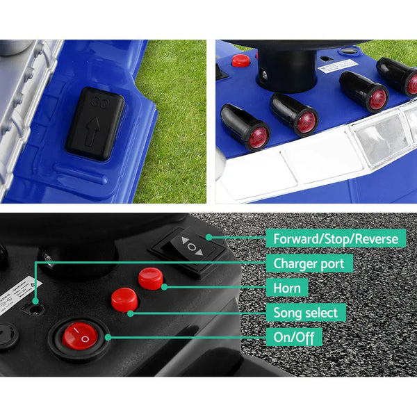 Ride On Cars Kids Electric Toys Car Battery Truck Childrens Motorbike Toy Rigo Blue Deals499