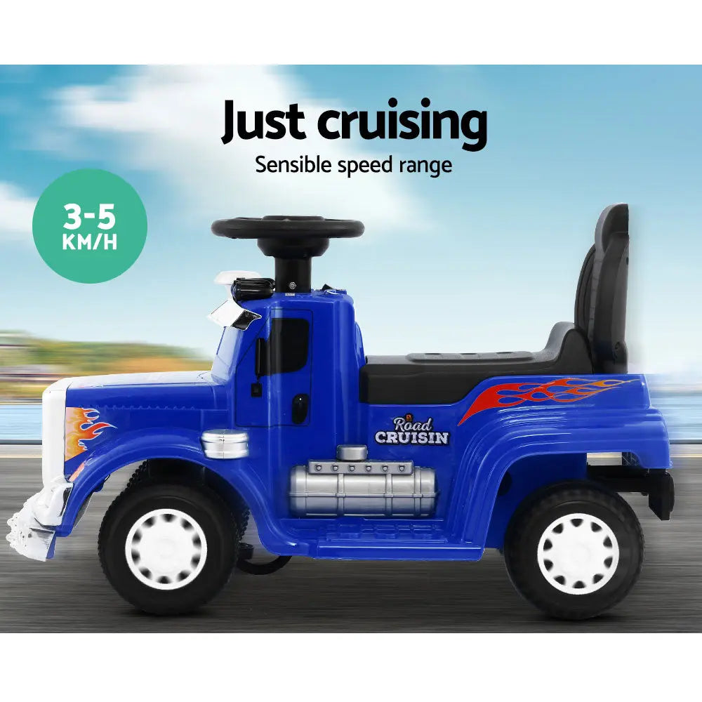Ride On Cars Kids Electric Toys Car Battery Truck Childrens Motorbike Toy Rigo Blue Deals499