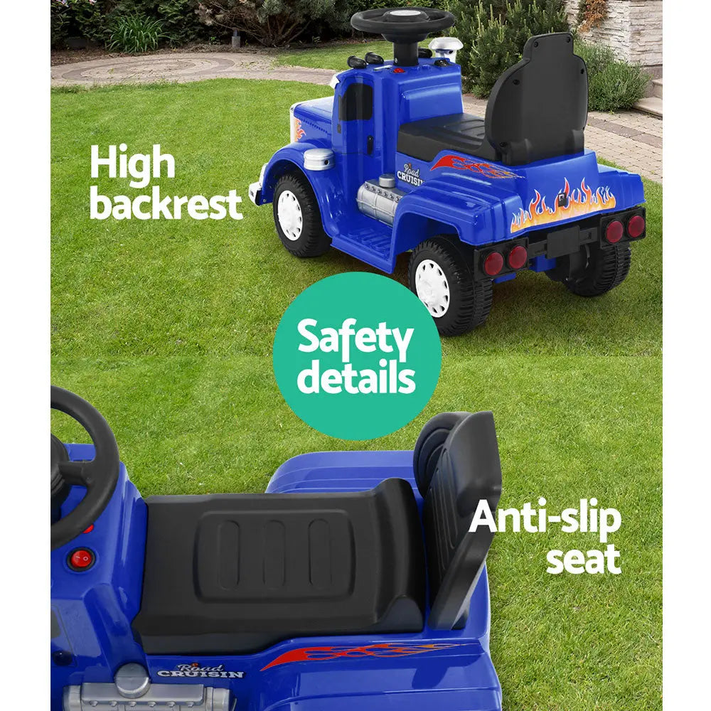 Ride On Cars Kids Electric Toys Car Battery Truck Childrens Motorbike Toy Rigo Blue Deals499