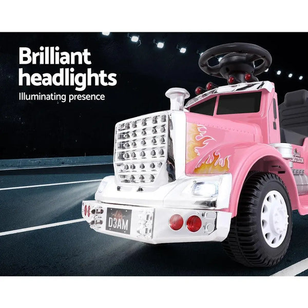 Ride On Cars Kids Electric Toys Car Battery Truck Childrens Motorbike Toy Rigo Pink Deals499