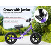 Rigo Kids Balance Bike Ride On Toys Push Bicycle Wheels Toddler Baby 12" Bikes Purple Deals499