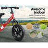Rigo Kids Balance Bike Ride On Toys Push Bicycle Wheels Toddler Baby 12" Bikes Red Deals499