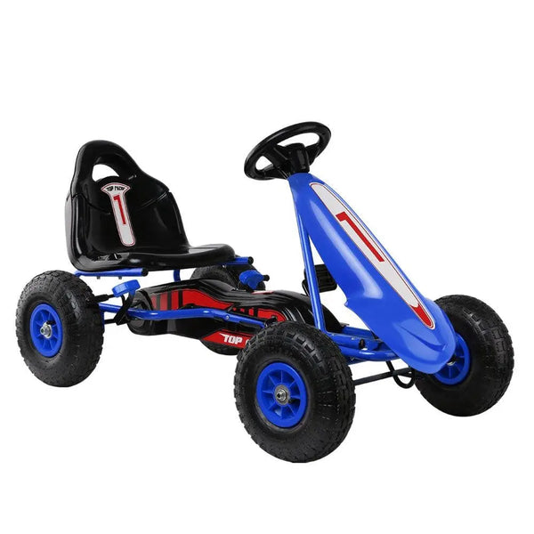 Rigo Kids Pedal Go Kart Car Ride On Toys Racing Bike Rubber Tyre Adjustable Seat Deals499
