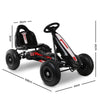 Rigo Kids Pedal Go Kart Car Ride On Toys Racing Bike Rubber Tyre Adjustable Seat Deals499