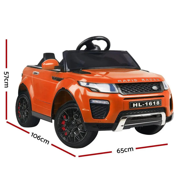 Rigo Kids Ride On Car Electric 12V Toys Orange Deals499