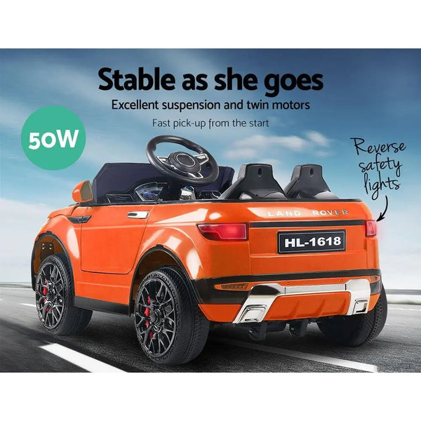 Rigo Kids Ride On Car Electric 12V Toys Orange Deals499