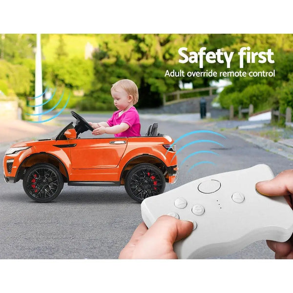 Rigo Kids Ride On Car Electric 12V Toys Orange Deals499