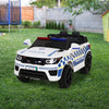 Rigo Kids Ride On Car Inspired Patrol Police Electric Powered Toy Cars White Deals499