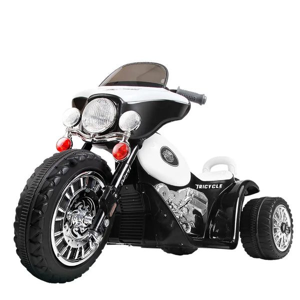Rigo Kids Ride On Motorbike Motorcycle Toys Black White Deals499