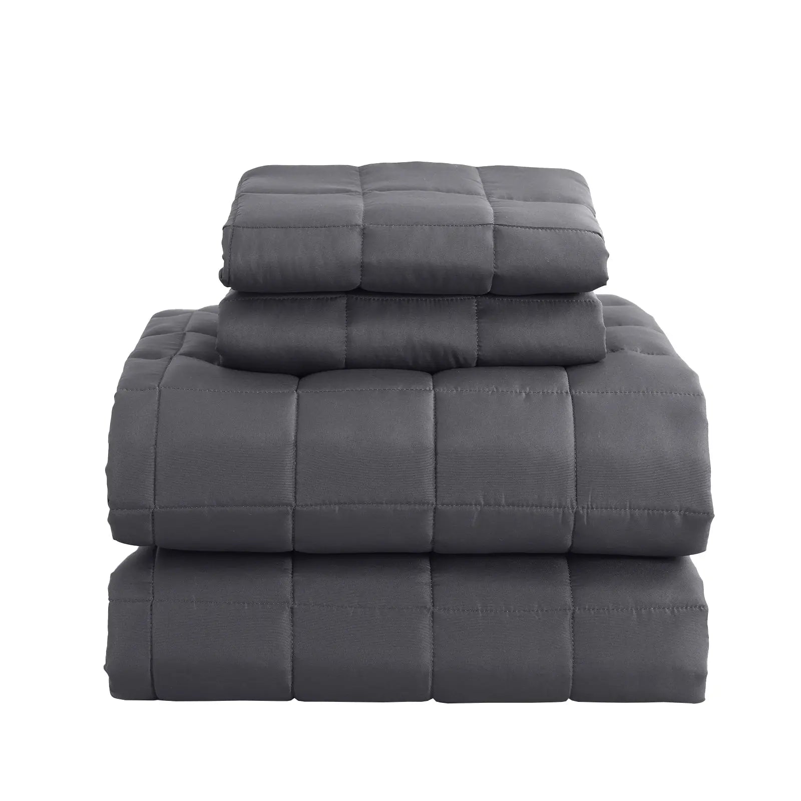 Royal Comfort Coverlet Set Bedspread Soft Touch Easy Care Breathable 3 Piece Set - Queen - Charcoal from Deals499 at Deals499