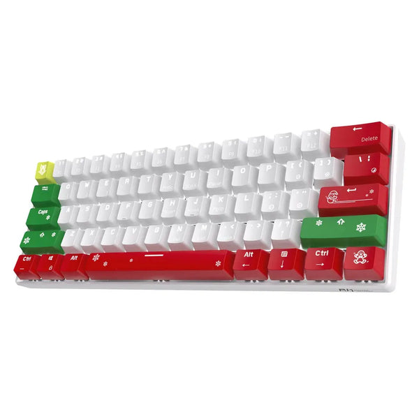 Royal Kludge RK61 Christmas Tri Mode Hot Swappable RGB Mechanical Keyboard (Brown Switch) Deals499