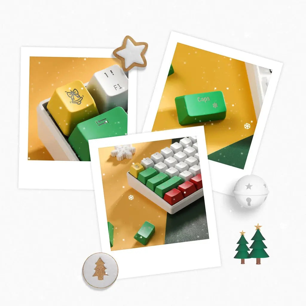 Royal Kludge RK61 Christmas Tri Mode Hot Swappable RGB Mechanical Keyboard (Brown Switch) Deals499