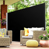 Set of 2 Instahut Side Awning Sun Shade Outdoor Blinds Retractable Screen 2X3M BK Deals499