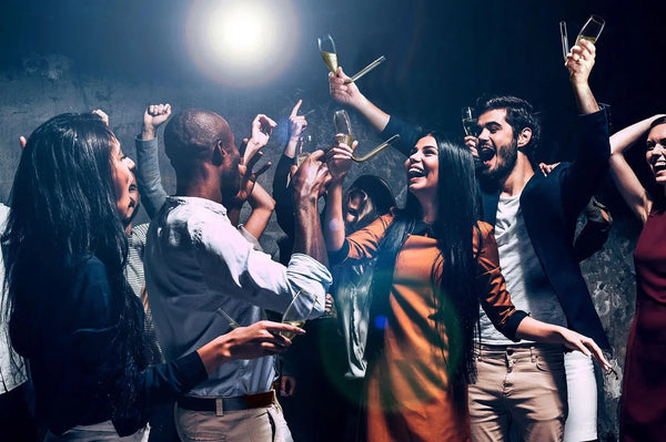 Shambong Chambong Champagne Shot Glass for Parties Celebration Wedding Twin Pack Clear Deals499