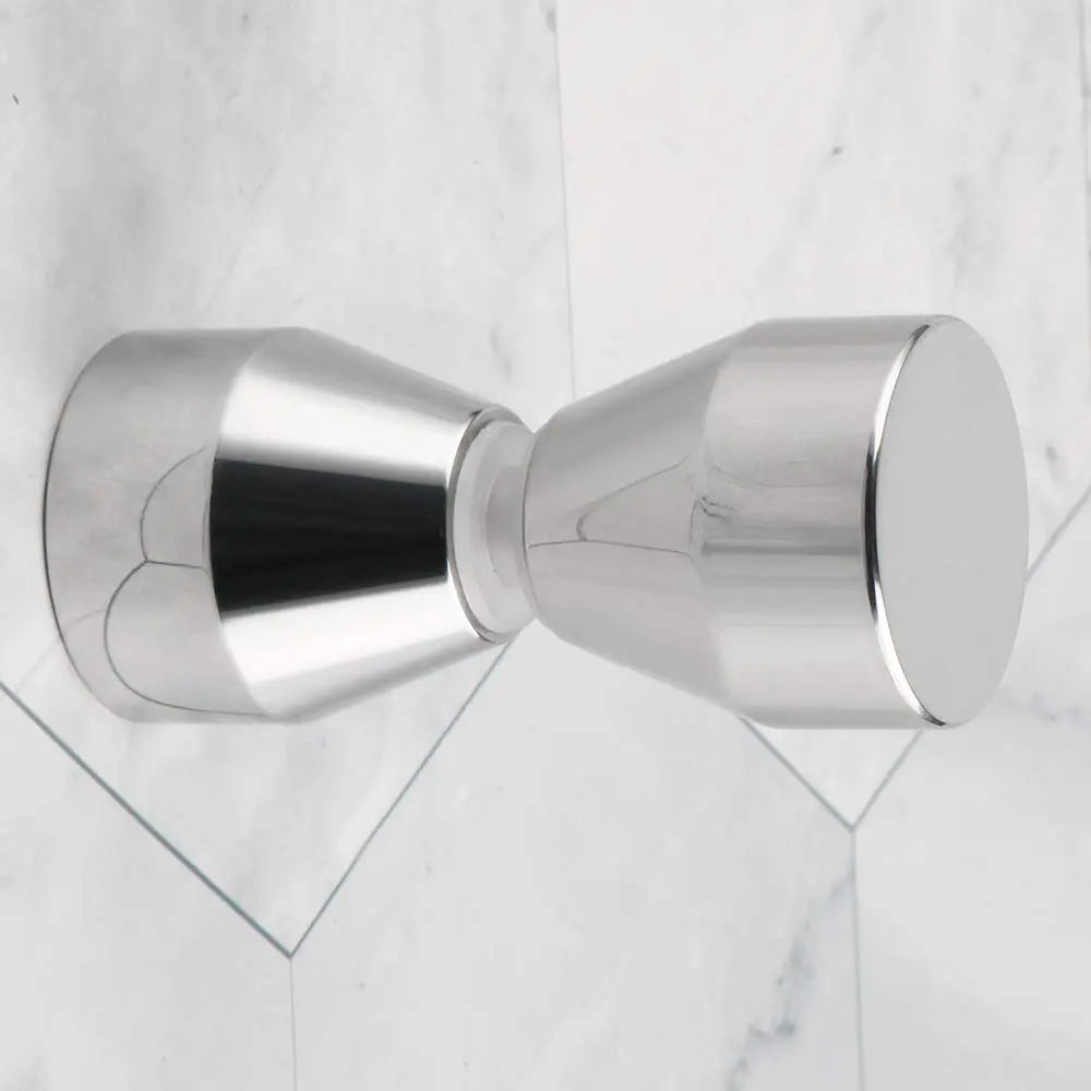Shower Glass Door Knob Bathroom Round Back-to-Back Handle Pull 304 Brushed Nickel Deals499
