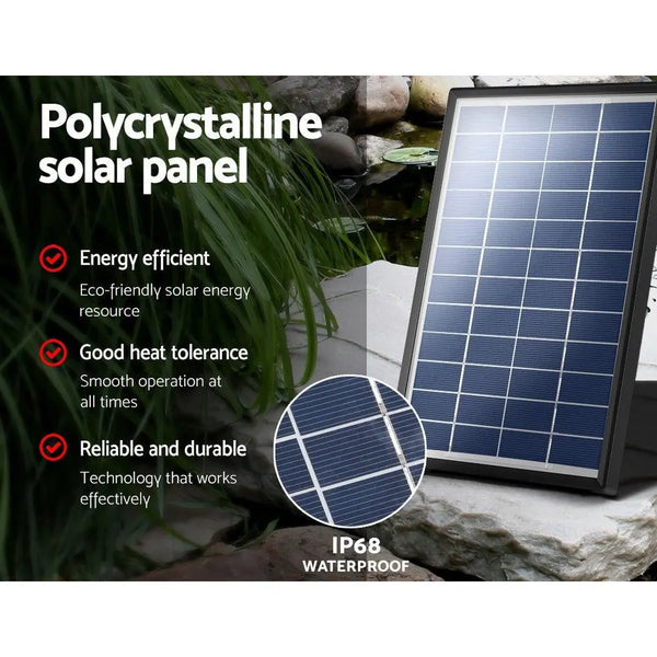 Solar Pond Pump Powered Garden Bird Bath Submersible Kit Panel Outdoor 6 FT Deals499