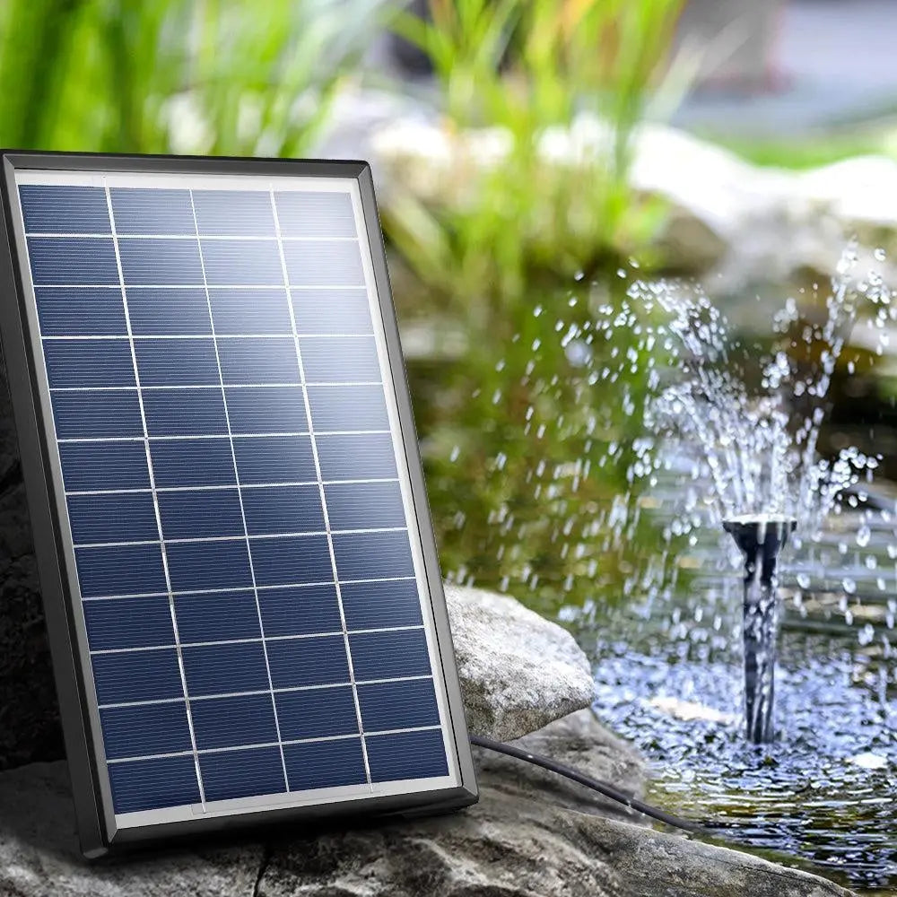 Solar Pond Pump Powered Garden Bird Bath Submersible Kit Panel Outdoor 6 FT Deals499