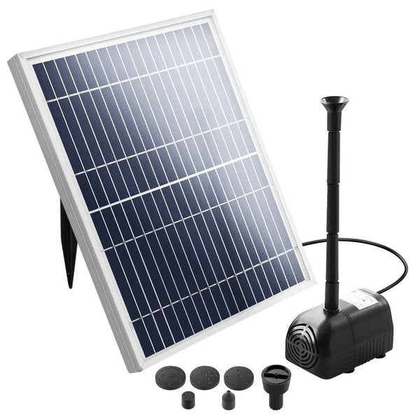 Solar Powered Pond Pump Outdoor Waterfall Bird Bath Fountains Kits 9.7 FT Deals499