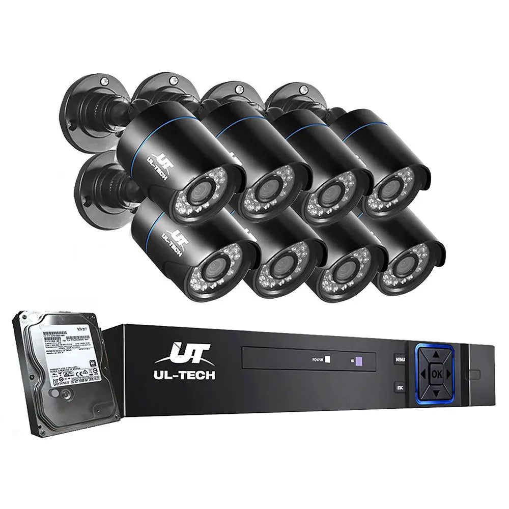 UL Tech 1080P 8 Channel HDMI CCTV Security Camera with 1TB Hard Drive Deals499