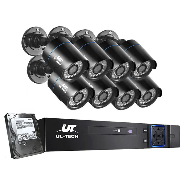 UL Tech 1080P 8 Channel HDMI CCTV Security Camera with 1TB Hard Drive Deals499