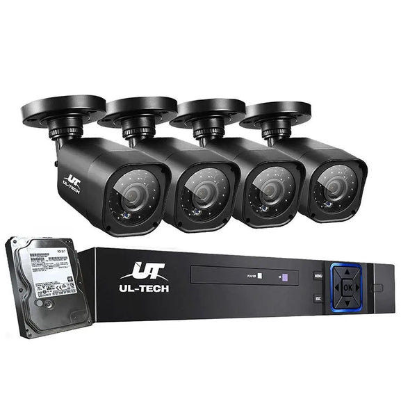 UL-tech CCTV Camera Home Security System 8CH DVR 1080P Cameras Outdoor Day Night Deals499