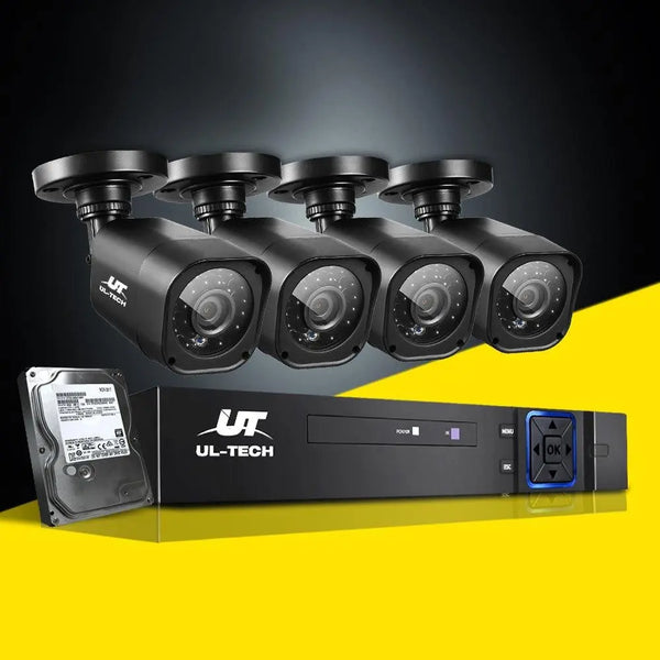 UL-tech CCTV Camera Home Security System 8CH DVR 1080P Cameras Outdoor Day Night Deals499