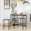 VASAGLE Bar Table with Wine Glass Holder and Bottle Rack LBT013B01 Deals499
