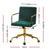 Velvet Office Chair Swivel Desk Chair Armchair Height Adjustable Computer Chairs Deals499