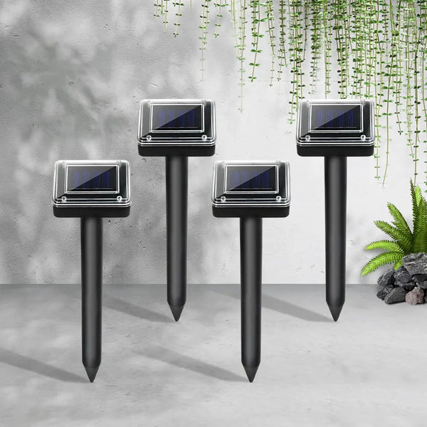 Vermitrap Set of 4 Ultrasonic Solar Powered Snake Repellent Deals499