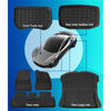 Weisshorn Car Rubber Floor Mats for Tesla Model 3 Trunk Toolbox Cargo Mat Carpet Deals499