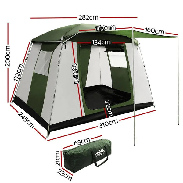 Weisshorn Instant Up Camping Tent 6 Person Pop up Tents Family Hiking Dome Deals499