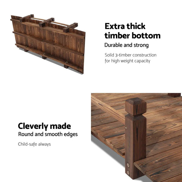 Wooden Rustic Bridge 160cm Deals499