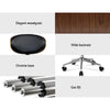 Wooden & PU Leather Office Desk Chair - Black Deals499