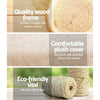 i.Pet Cat Tree 100cm Trees Scratching Post Scratcher Tower Condo House Furniture Wood Beige Deals499