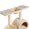 i.Pet Cat Tree 100cm Trees Scratching Post Scratcher Tower Condo House Furniture Wood Beige Deals499