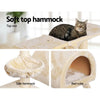 i.Pet Cat Tree 100cm Trees Scratching Post Scratcher Tower Condo House Furniture Wood Beige Deals499