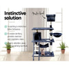 i.Pet Cat Tree 141cm Trees Scratching Post Scratcher Tower Condo House Furniture Wood Deals499