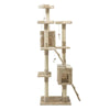 i.Pet Cat Tree 180cm Trees Scratching Post Scratcher Tower Condo House Furniture Wood Beige Deals499